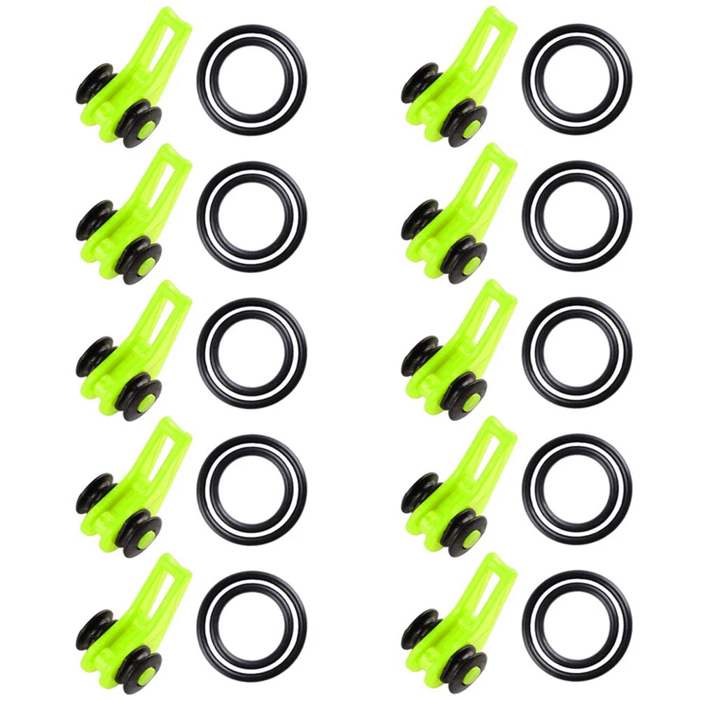 10/20/30pcs Plastic Fishing Hook Secure Keeper, Holder  -Safe Keeping For Fishing Rod