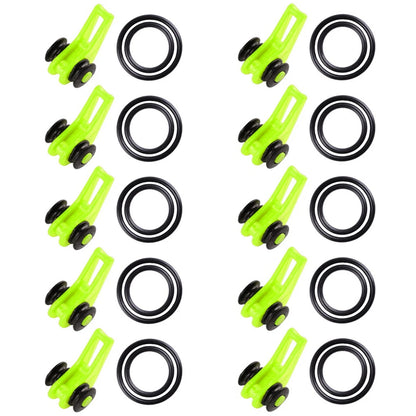 10/20/30pcs Plastic Fishing Hook Secure Keeper, Holder  -Safe Keeping For Fishing Rod