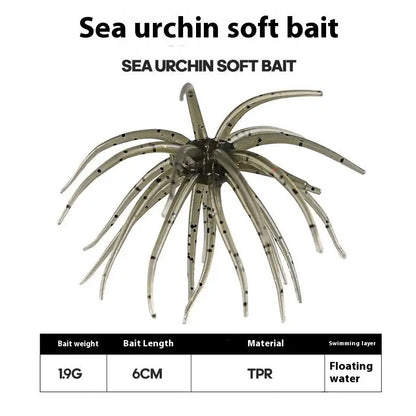 1/2Pcs Simulated Sea Urchin Lures- Soft Silicone- For Bream, Pike, Sea Bass, Tilapia- Gears TPR Fishing Lure
THIS IS THE HOT NEW BASS BAIT!