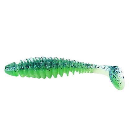 100Pcs Reverse Thread Paddle-tail soft baits- For ALL Predators