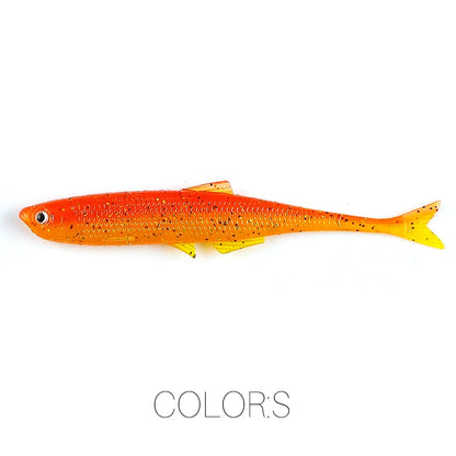 NEW Supercontinent lean ShadTeez 60mm/80mm Perch, Bass, Pike, Zander- Predator Fishing with 3d eyes