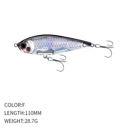 110mm 28.7g Pencil Fishing Lures Sinking Inshore Twitch Bait-Trout, Bass,Pike