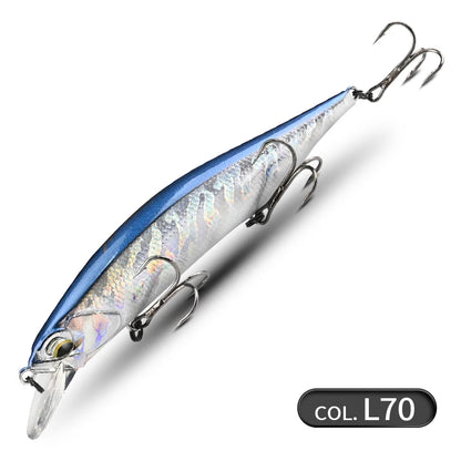MEREDITH 110SP 17g Suspending Minnow Fishing Lures Saltwater Freshwater Long Casting, Jerkbait