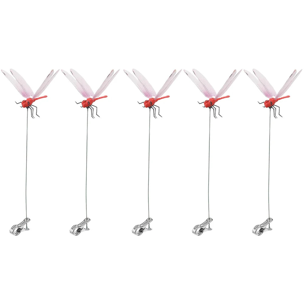 31CM Simulation Dragonfly Clip, Bug Deterrent- Realistic Dragonfly Hat Clip, Bug Repellent Dragonfly