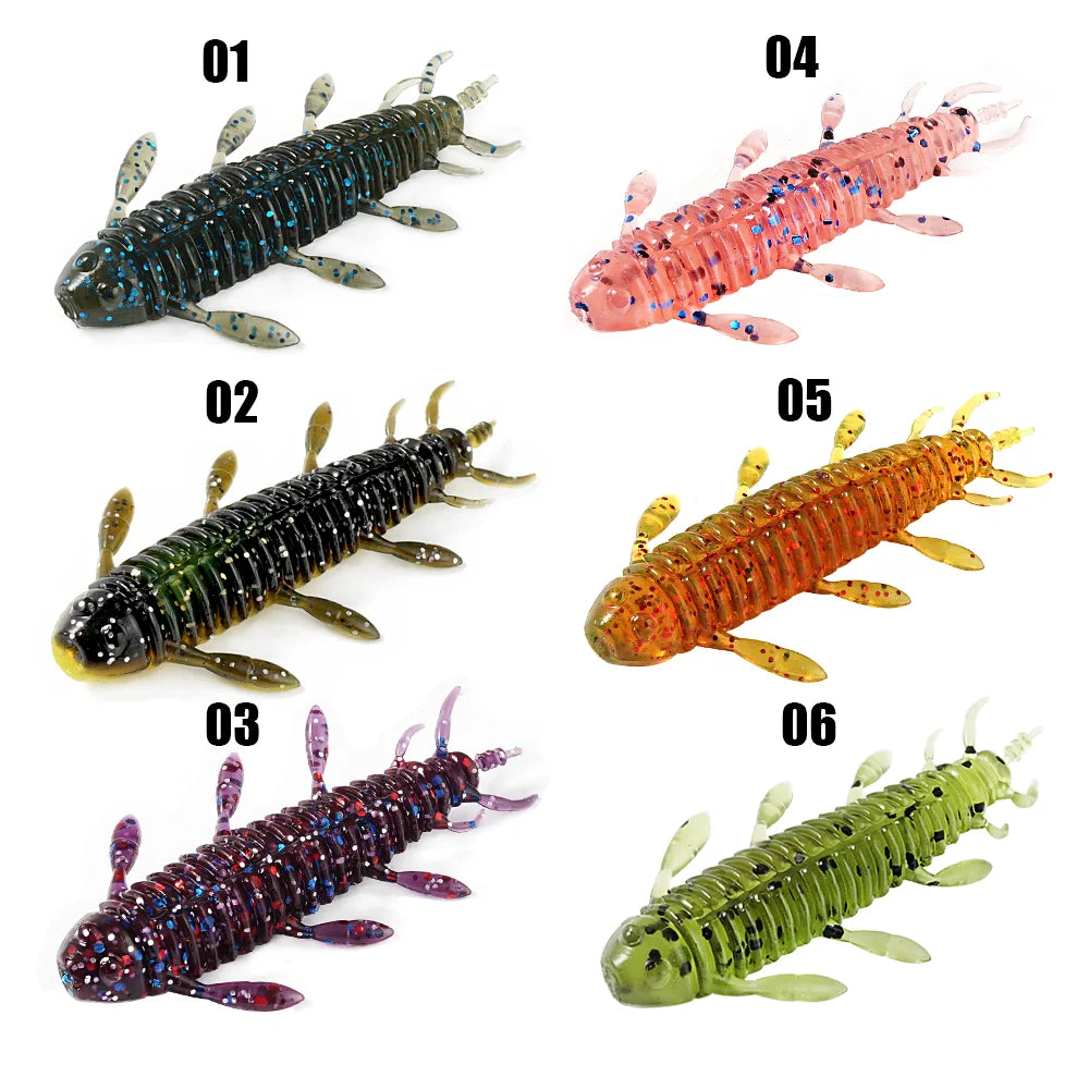 SUNMILE Stick Bait 4.5/5.5cmCasting- Weighted Soft Plastic Lures For Bass Fishing