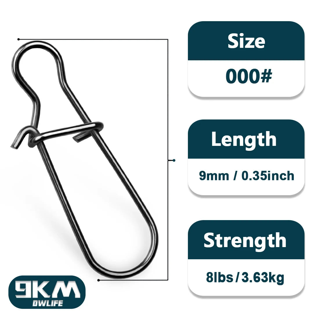 Fishing Snaps- Fast Lock Clips- Stainless Steel Fishing Connector- Duo lock Clips
