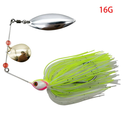 Mycena 16G&18G&21G SpinnerBait--BASS, PIKE, all PREDATORS