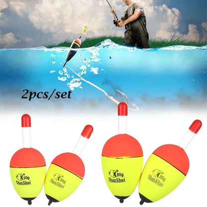 2/20/40pcs Fishing Tackle Luminous Fishing Buoyancy Float, Foam Float Bobber