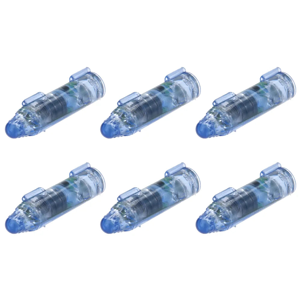 1-10PCS Underwater Mini Fish Attraction Indicator Lure LED Flashing Light Bait Fishing Tools Deep Drop Light, Squid Bait