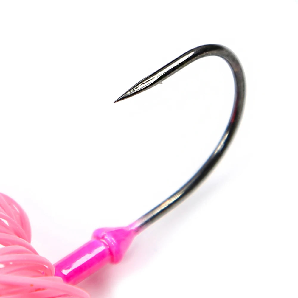 B&U 3/8oz /1/2oz Chatterbait- Bladed Jig for Bass, Pike, Walleye, Steelhead/Salmon and ALL GAMEFISH