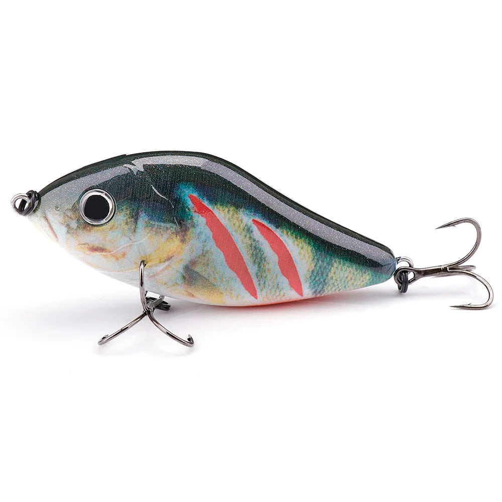 GOBASS Slider- Jerkbait 6cm/8cm/10cm Slow Sinking-for Musky, Pike, Bass VIB Crankbait / Pesca/ Leurre