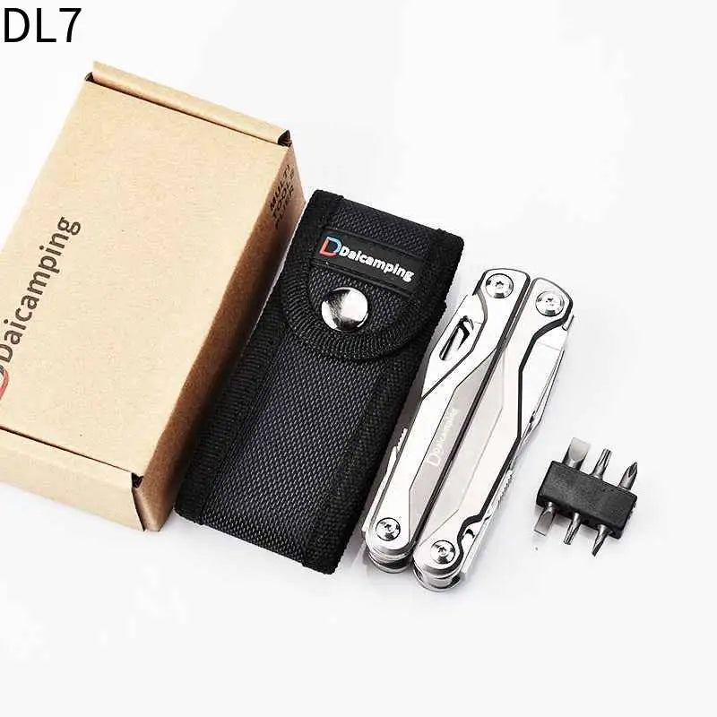 Daicamping DL1B Extra Cutter Scissors Saw Clamp Multi Tools / Clip Pliers Multifunctional Foldable EDC Folding Knife