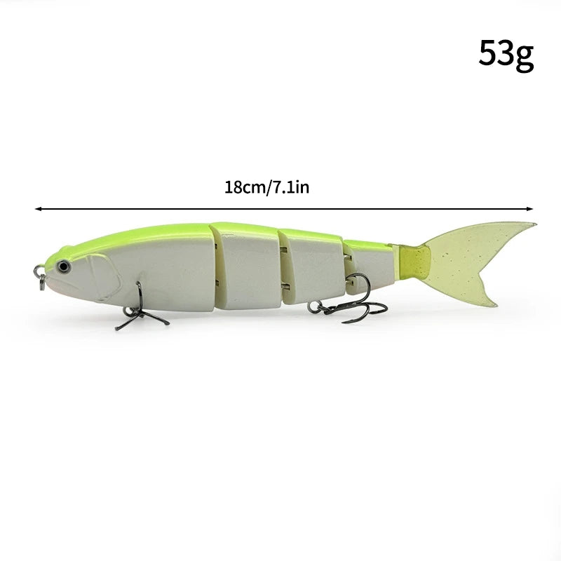 Balam Glide Bait- Pike Lure- Bass, Catfish- Saltwater Hard Lure- Glidebait- Leurre De Pêche