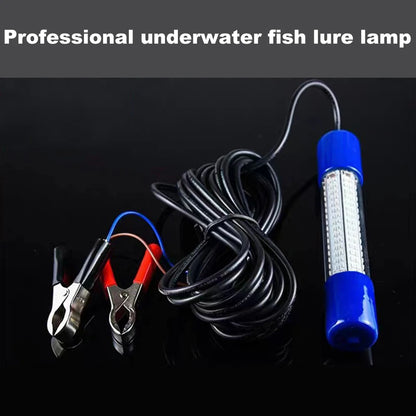 Submersible Fishing Light 50W , 12-24V Glowing Fish Attractor Waterproof for Squid, Shrimp, Krill, baitfish