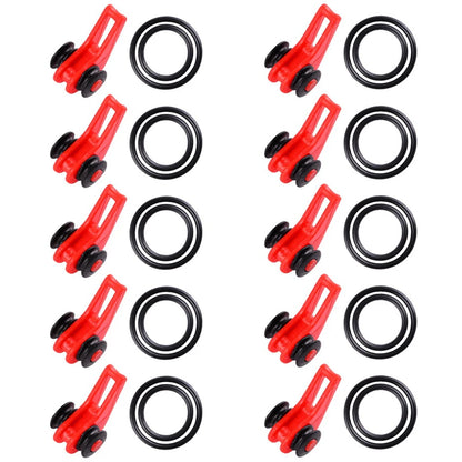 10/20/30pcs Plastic Fishing Hook Secure Keeper, Holder  -Safe Keeping For Fishing Rod