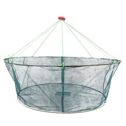 Foldable, Drop Fishing Landing Net-  Crayfish, Shrimp, Eel, Prawn, Crab Trap