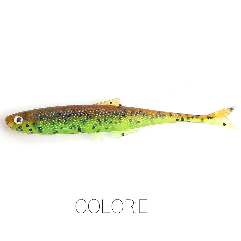 NEW Supercontinent lean ShadTeez 60mm/80mm Perch, Bass, Pike, Zander- Predator Fishing with 3d eyes