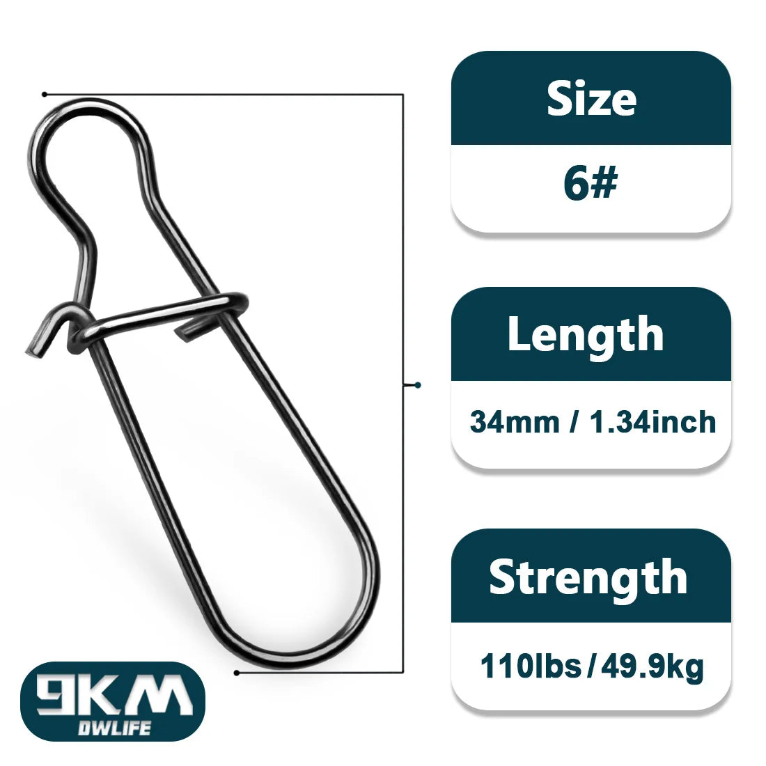 Fishing Snaps- Fast Lock Clips- Stainless Steel Fishing Connector- Duo lock Clips