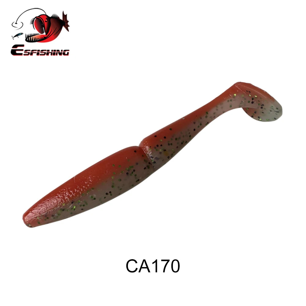 ESFISHING Pike, Walleye, Bass Fishing Lure 100mm125mm155mm 200mm- Easy Shiner- boot tail