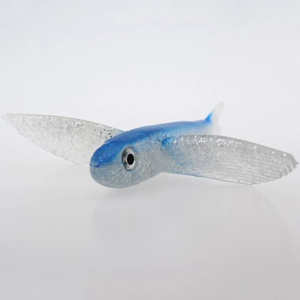 Flying Fish Lures Vivid, Lifelike Soft Bait for Saltwater, Freshwater Fishing