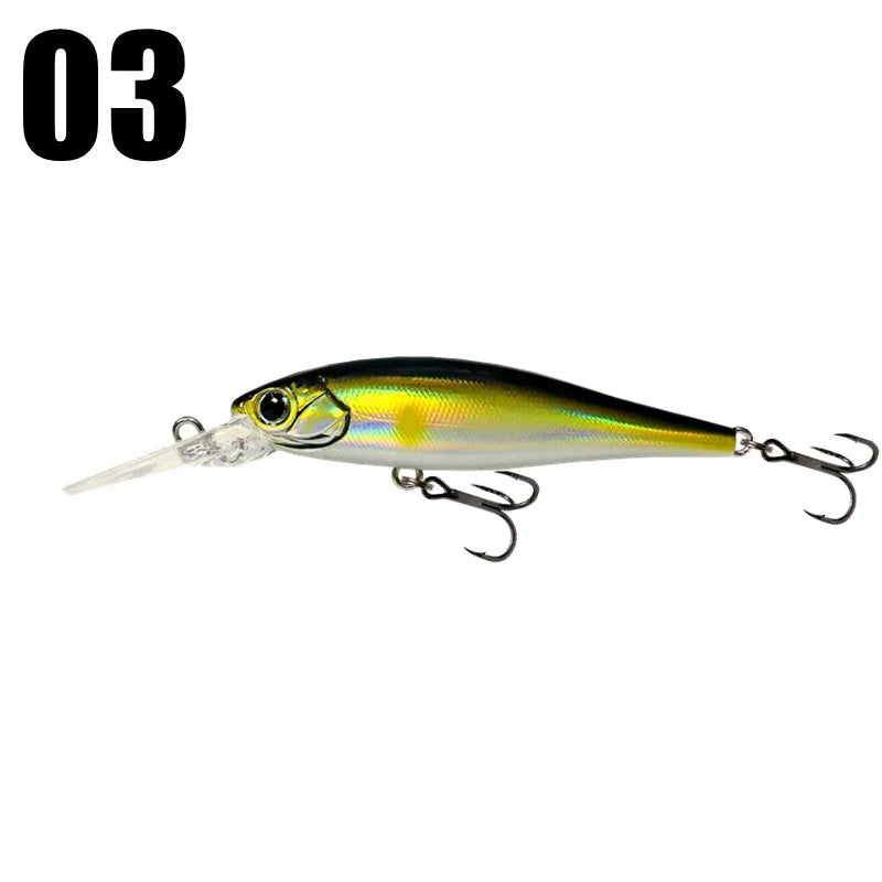 6cm 4.7g Deep Diving Crankbait for BASS, PERCH, WALLEYE, PIKE, SALMON/TROUT