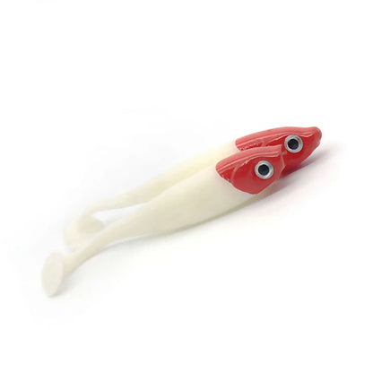5pcs/lot Soft Bait, 3D eyes Paddle-tail 70mm 2.1g -ALL PREDATORS