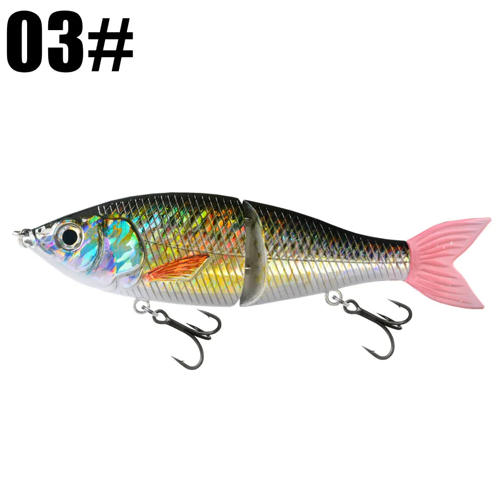 GREENSPIDER 7.09INCH 3.19OZ  Multi Jointed Swimbait  - Slow-Sinking/ Glide Bait
GREAT FOR BASS, PIKE, STRIPER, SNOOK, TARPON, REDFISH & OTHER INSHORE SPECIES