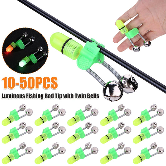 Bite Alarm Night LED Light with Twin Bells Bite Alarm