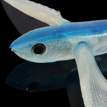 Flying Fish Lures Vivid, Lifelike Soft Bait for Saltwater, Freshwater Fishing