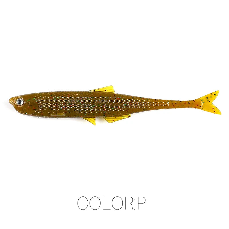 NEW Supercontinent lean ShadTeez 60mm/80mm Perch, Bass, Pike, Zander- Predator Fishing with 3d eyes