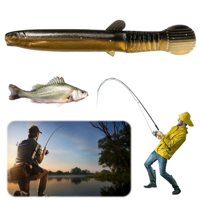 10/20Pcs Bionic Loach Bait 70mm Swing Tail Bait, for Bass, Pike, Trout Fishing