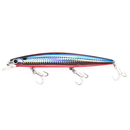 B&U 135mm 27.1g Ultra Long Casting 135S Saltwater Sinking Minnow--GREAT for Seabass, Stripers, Salmon, Steelhead, Coastal Trout, Pike, Musky & other PREDATORS