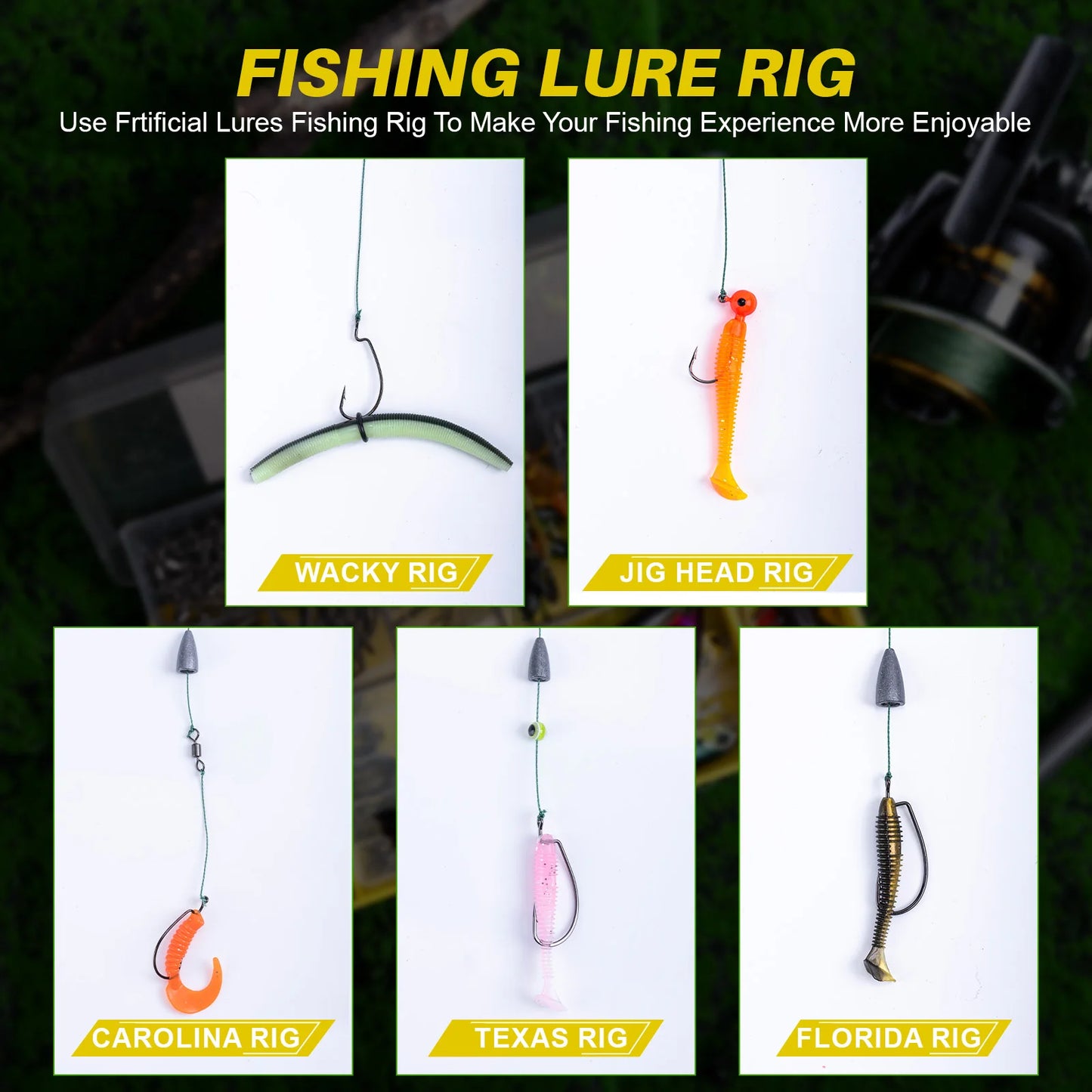 Goture 193/255 Pcs Fishing Lure Kit Soft And Hard Bait Set Applicable To All Water, With Box