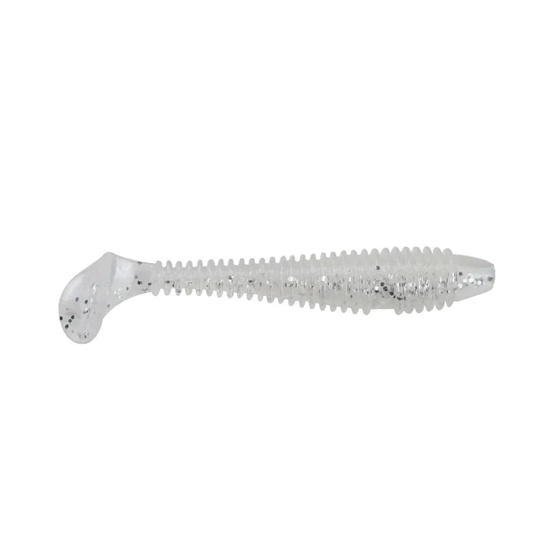 MUKUN 10PCS Micro Soft Paddletails 3.5cm 4cm 5cm for Bass, Pike, Trout, Walleye, Panfish --PERCH KILLER