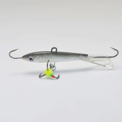 Ice Fishing Lures with Glide Tail Wings , Jigs for Bass, Perch, Walleye, Pike, Bluegill- Vertical Jigs