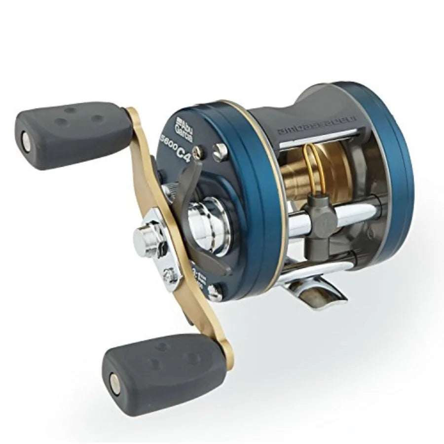 Ambassadeur C4 Baitcast Fishing Reel for HeavyDuty Fishing Applications with Smooth Casting Performance