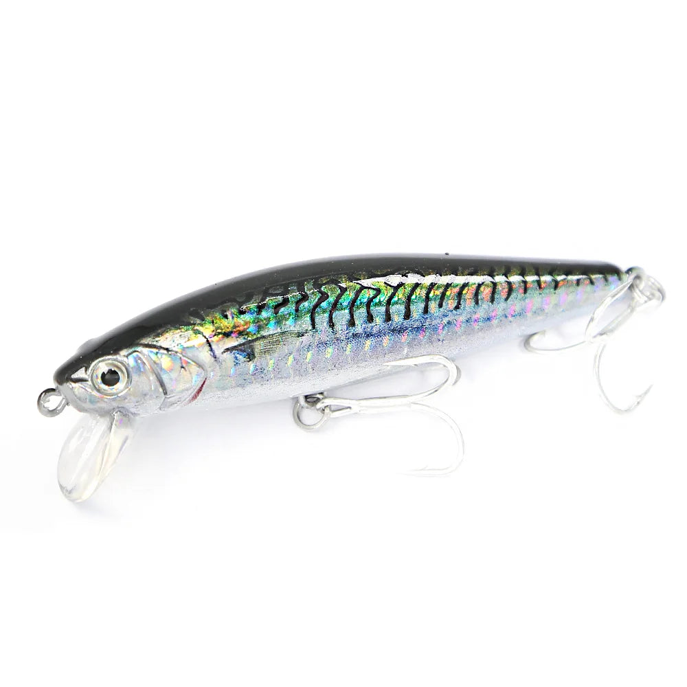 B&U 80mm Sinking Minnow / Saltwater- Long Casting Wobblers for Sea Bass and Other Predator Species