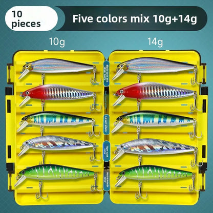 Suspended Silver Blade Road , 5g, Jerk-baits for ALL Predators
