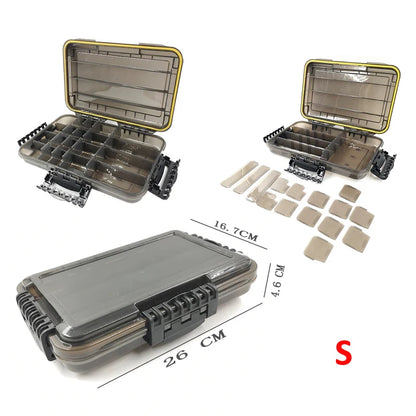 Large-Capacity Waterproof Tackle Box / Multiple Compartments