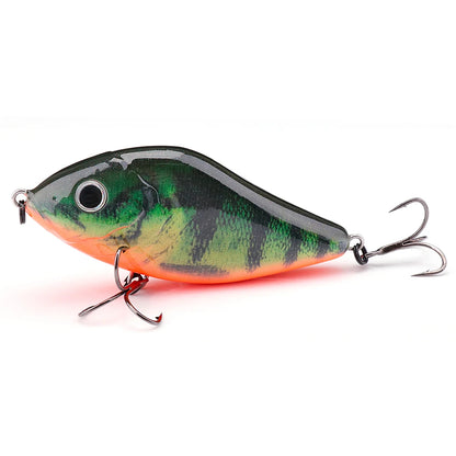 GOBASS Slider- Jerkbait 6cm/8cm/10cm Slow Sinking-for Musky, Pike, Bass VIB Crankbait / Pesca/ Leurre