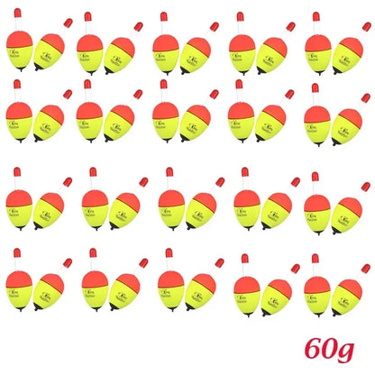2/20/40pcs Fishing Tackle Luminous Fishing Buoyancy Float, Foam Float Bobber
