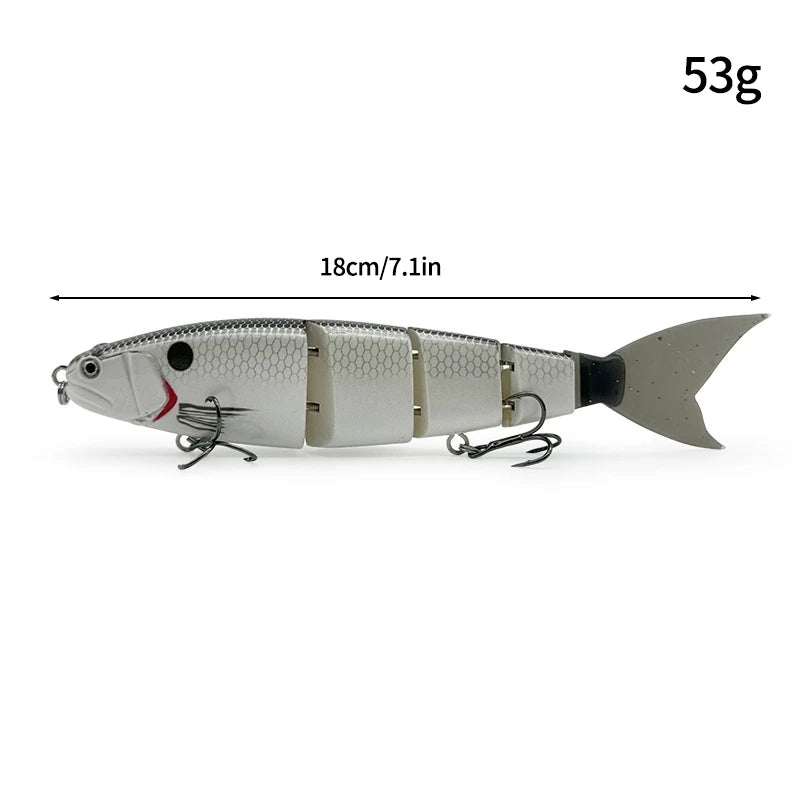 Balam Glide Bait- Pike Lure- Bass, Catfish- Saltwater Hard Lure- Glidebait- Leurre De Pêche