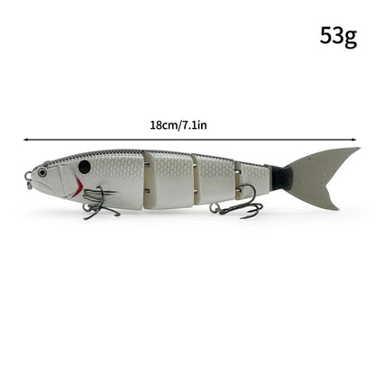Balam Glide Bait- Pike Lure- Bass, Catfish- Saltwater Hard Lure- Glidebait- Leurre De Pêche