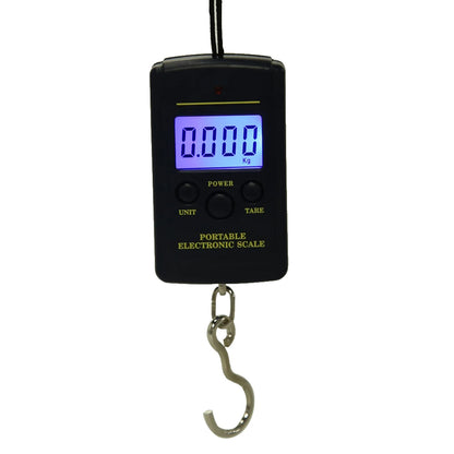 40Kg X 10g Mini LCD, Hanging Fishing Hook Scale