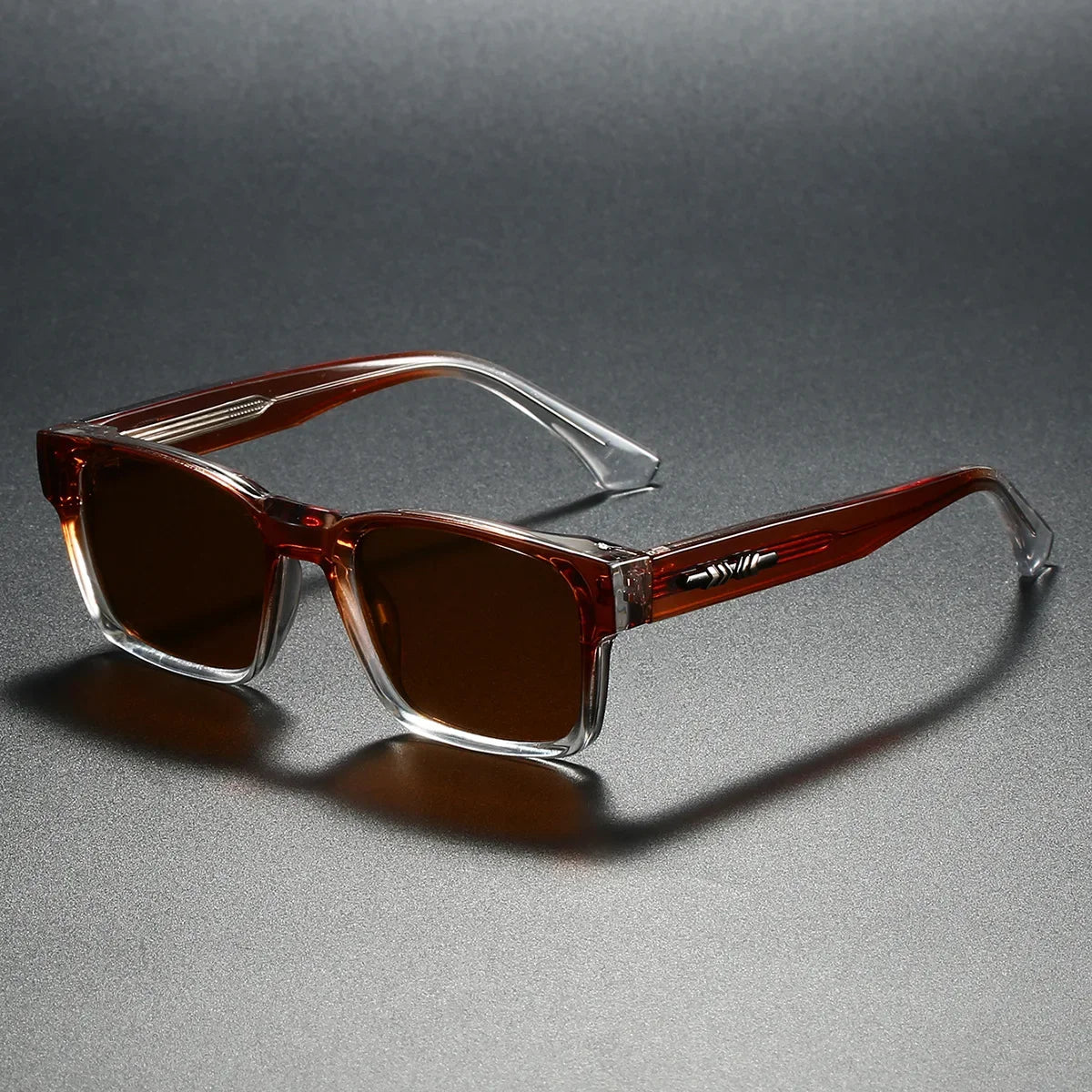 Quality Square Polarized Sunglasses, Metal Core, UV400 Unisex Sun Glasses- Travel, Hiking, Beach, Fishing Eyewear