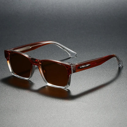 Quality Square Polarized Sunglasses, Metal Core, UV400 Unisex Sun Glasses- Travel, Hiking, Beach, Fishing Eyewear