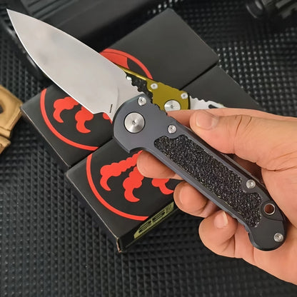 LUDT Gen III Quick-Open Pocket Folding Knife, Outdoor Camping Knife- Multi-Purpose EDC Tool for Survival, Fishing- Everyday Carry