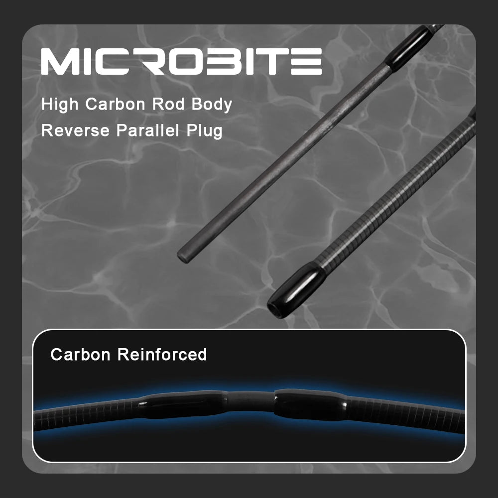 MIFINE MICROBITE Ajing Spinning Rod XUL-UL Fishing Rod 3g/5g for Saltwater Freshwater Light, FUJI Ring