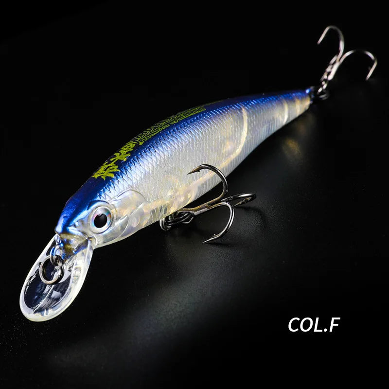BEARKING New Arrival 80mm 10g Minnow Jerking Bait For Fishing Bass, Pike, Trout, Walleye, and ALL Predators