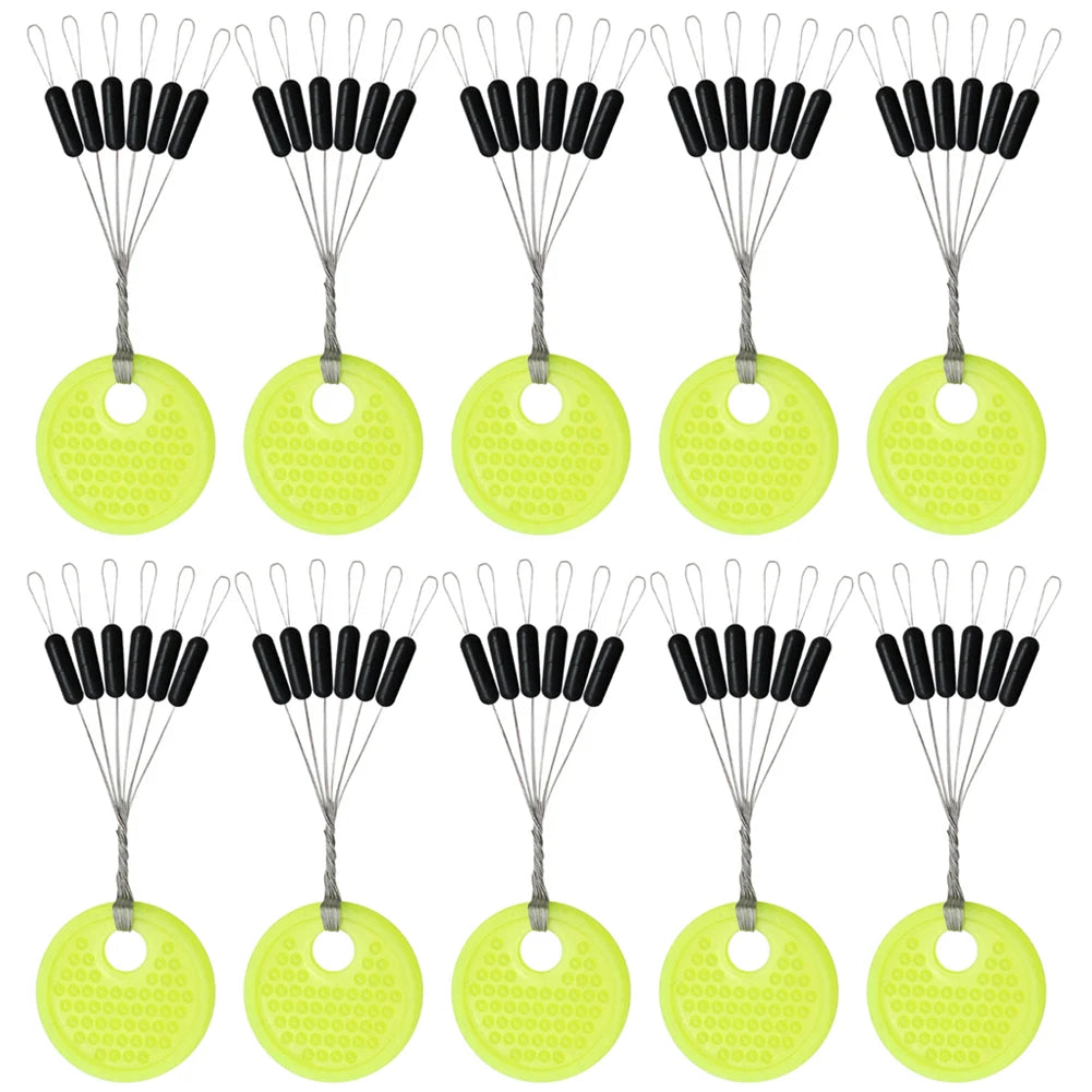 60pcs/Set S/M/L Space Beans,  Rubber Stopper/ Bobber stopper ---FOR YOUR TEXAS RIGS!